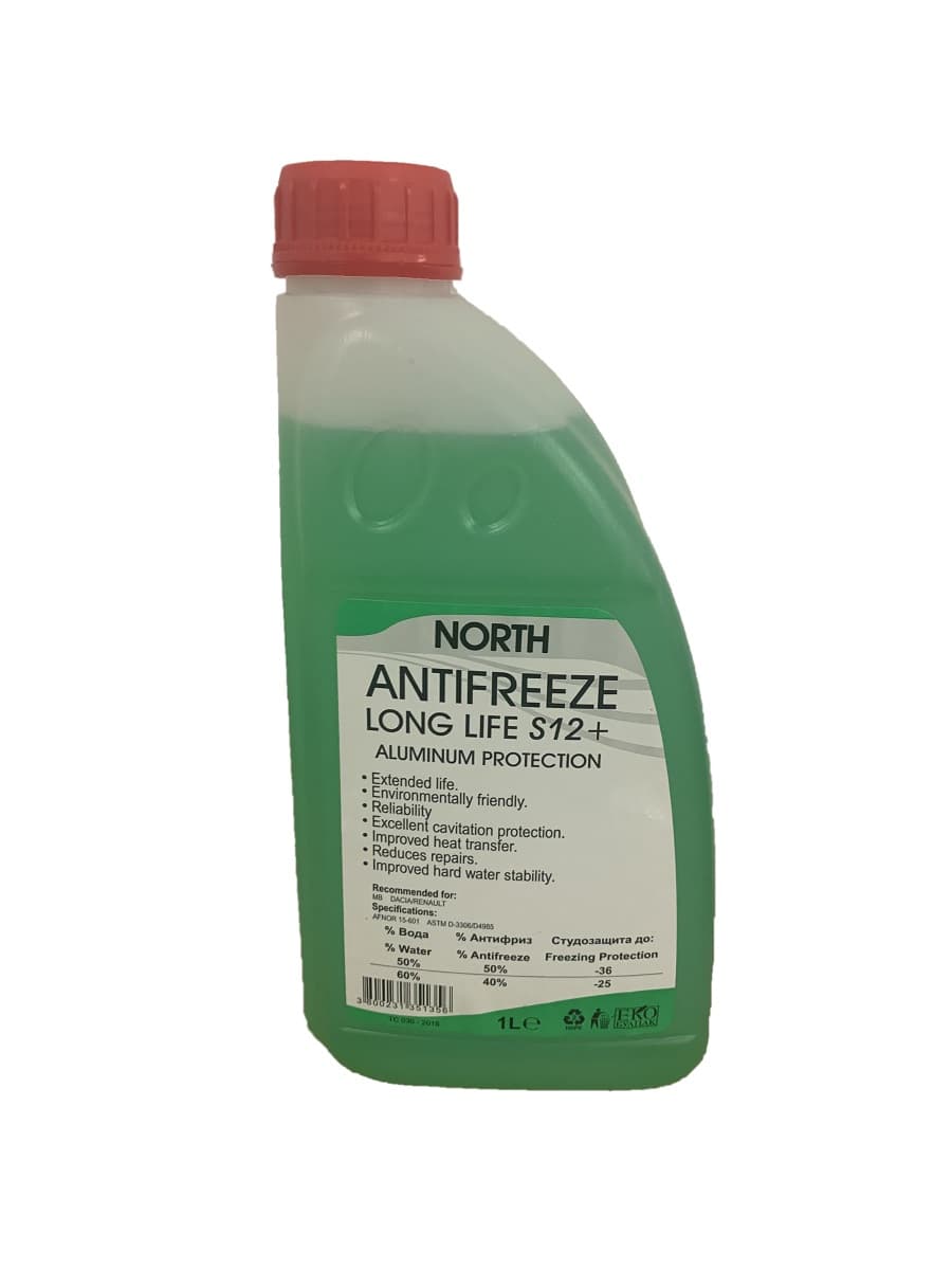 Антифриз North S12 -76C 1L зелен