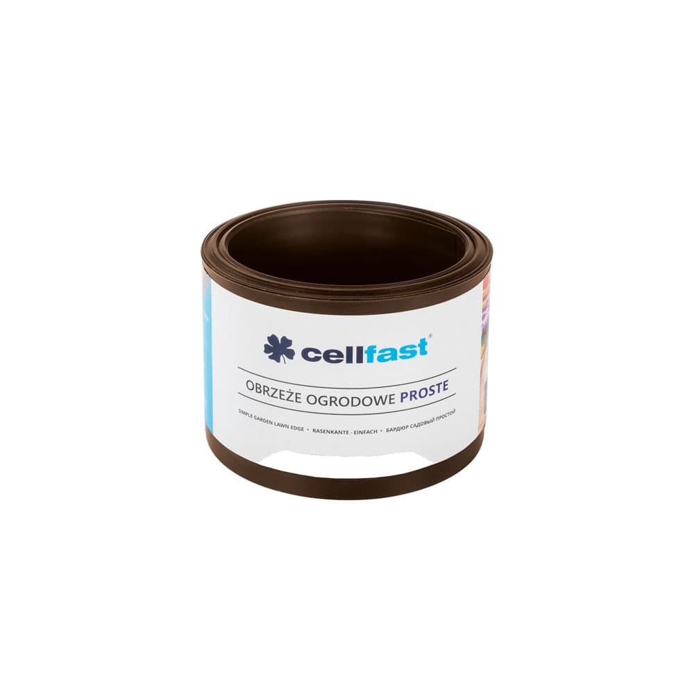 Ограничител за трева Cellfast прав 15см x 9м / Кафяв