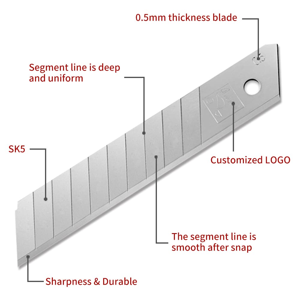 Острие за макетен нож 18 мм Woodpecker SK5 FD-09 / 10 броя