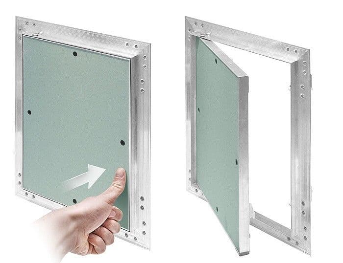 Ревизионен отвор от гипсокартон с механизъм RK 12.5 - 60x60см