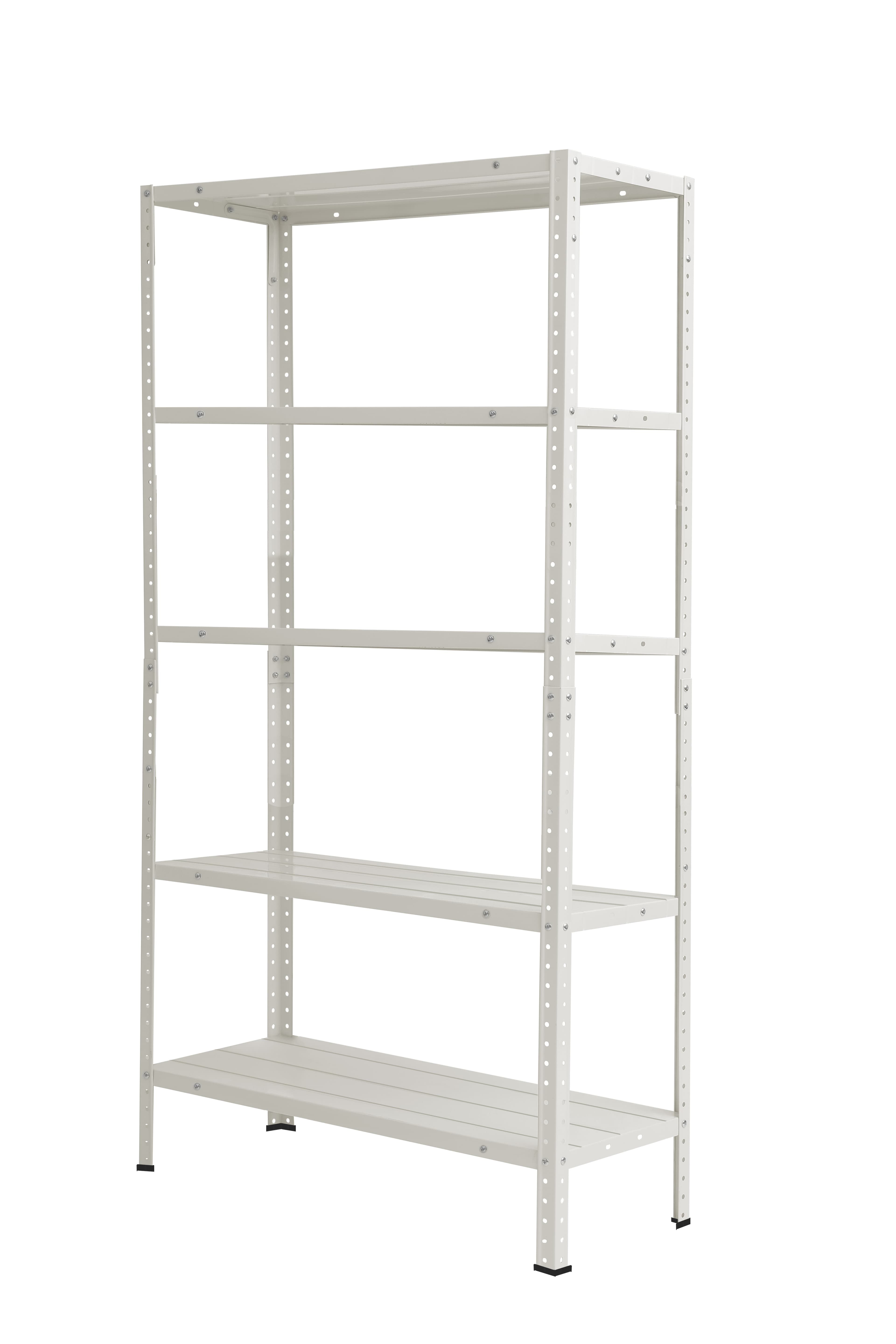 Метален стелаж Basic 50 White 1700х750х300мм / до 50кг на рафт