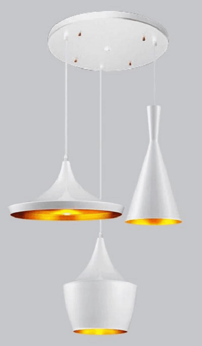 Осветително тяло Ziel Lighting C1517/3 WH E27 бяло 