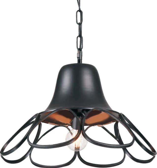 Осветително тяло Ziel Lighting F4241/1 черно E27