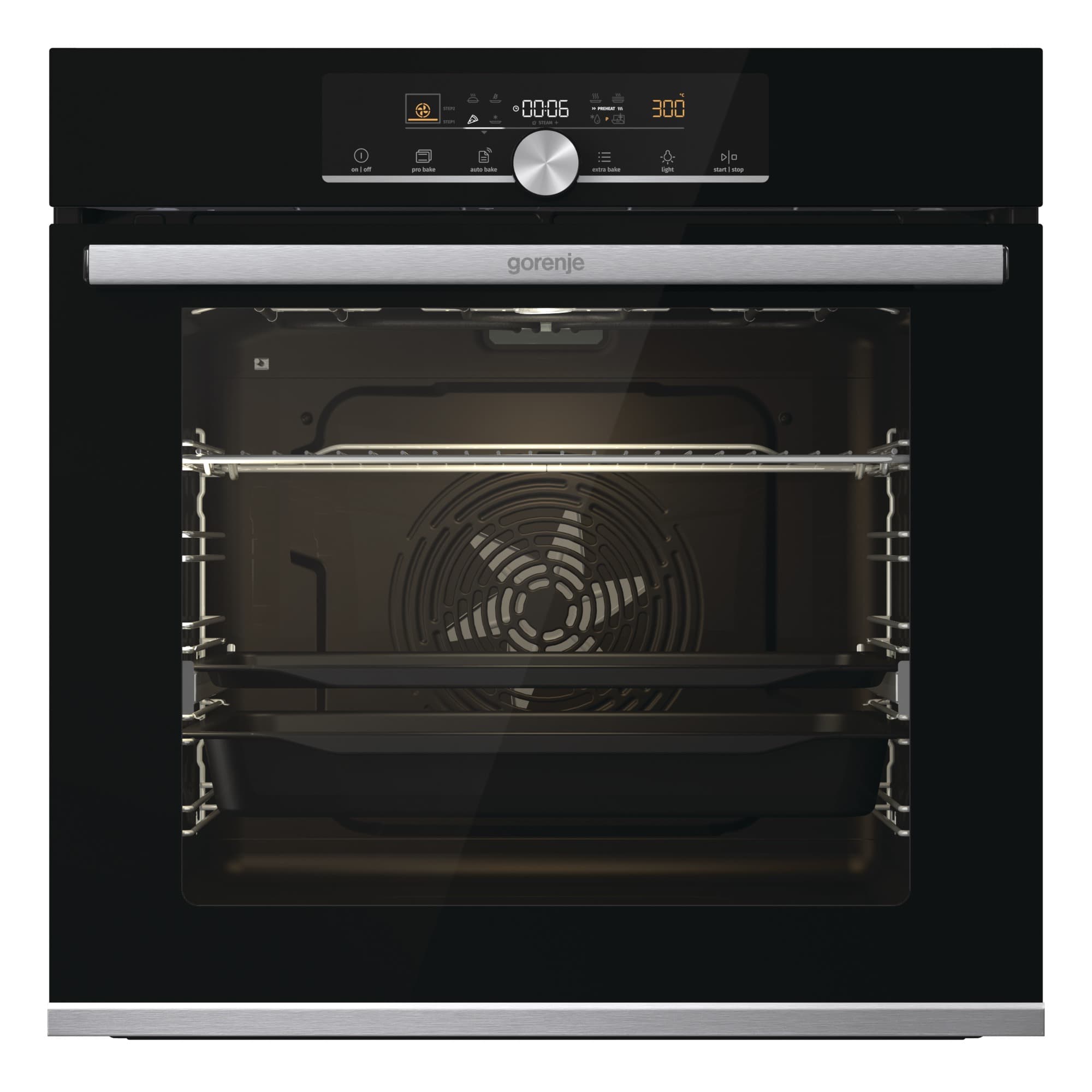 Фурна за вграждане Gorenje BPSX6747A05BG черна IconTouch 77л