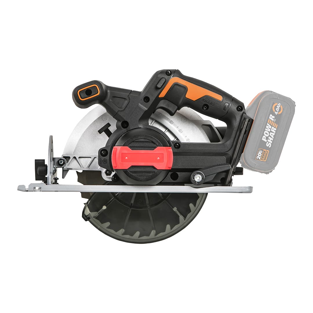 Акумулаторен безчетков циркуляр Worx WX520.9 Solo 20V 190мм