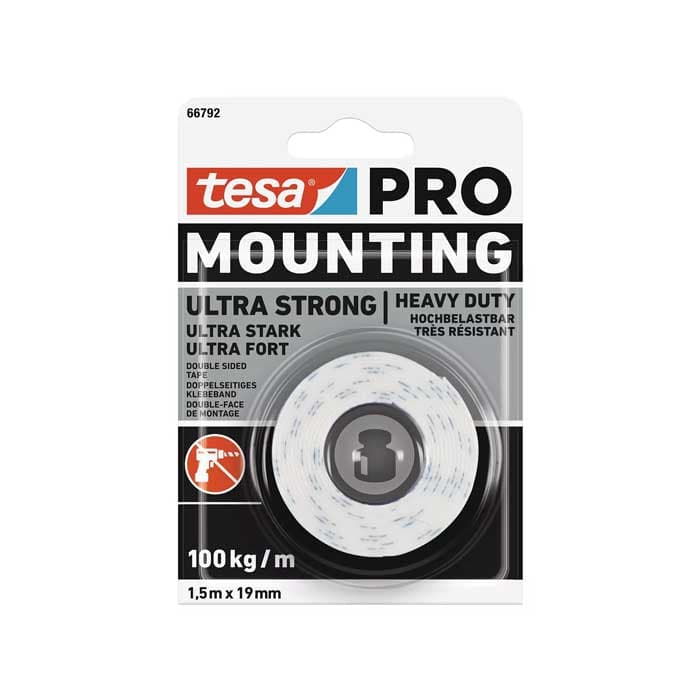 Монтажна лента Tesa PRO Ultra Strong 1.5м x 19мм