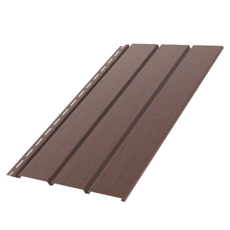 Плътна обшивка Soffit PVC кафява 4м 