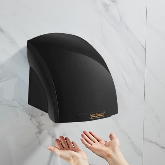 Сешоар за ръце Интер Керамик 1800W черен мат