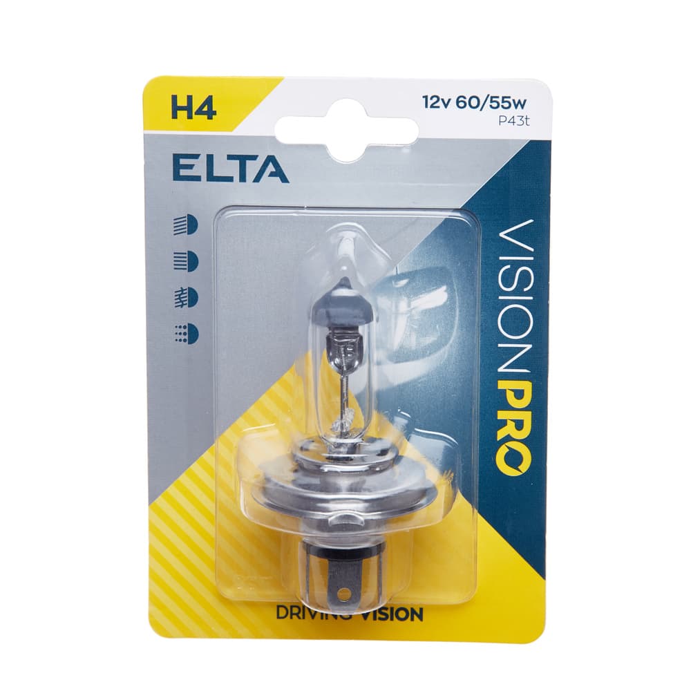 Автомобилна крушка Elta H4 60/55W 