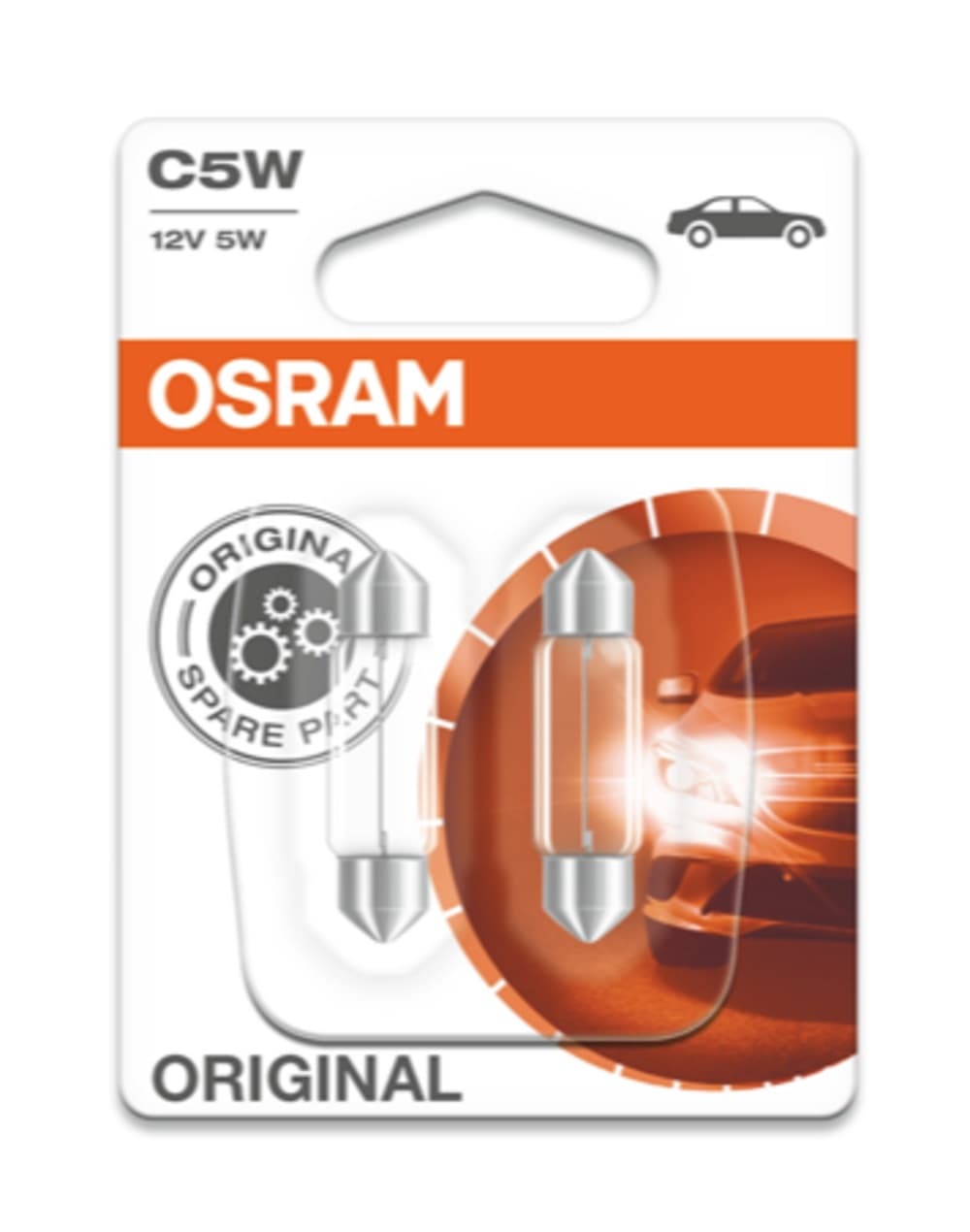 Автомобилна крушка Osram C5W 12V / 2 броя