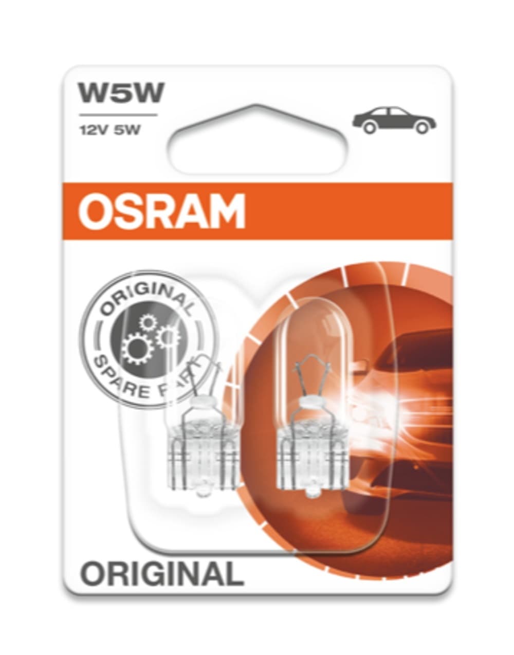 Автомобилна крушка Osram W5W 12V / 2 броя
