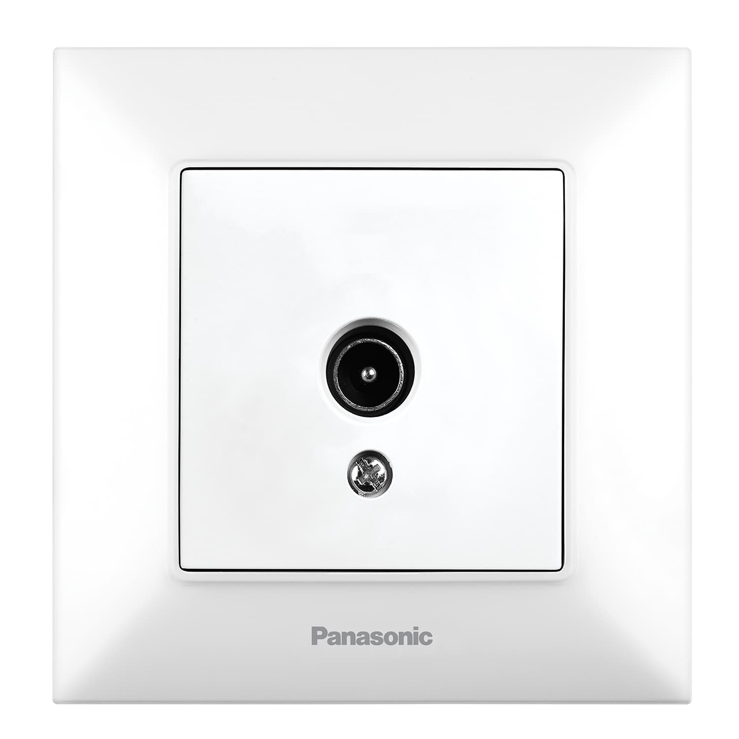 ТВ розетка Аркедия Слим Panasonic 12dB бяла 