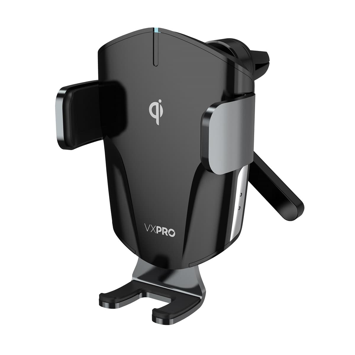 Държач за телефон с вградено безжично бързо зарядно QC 3.0 Qi