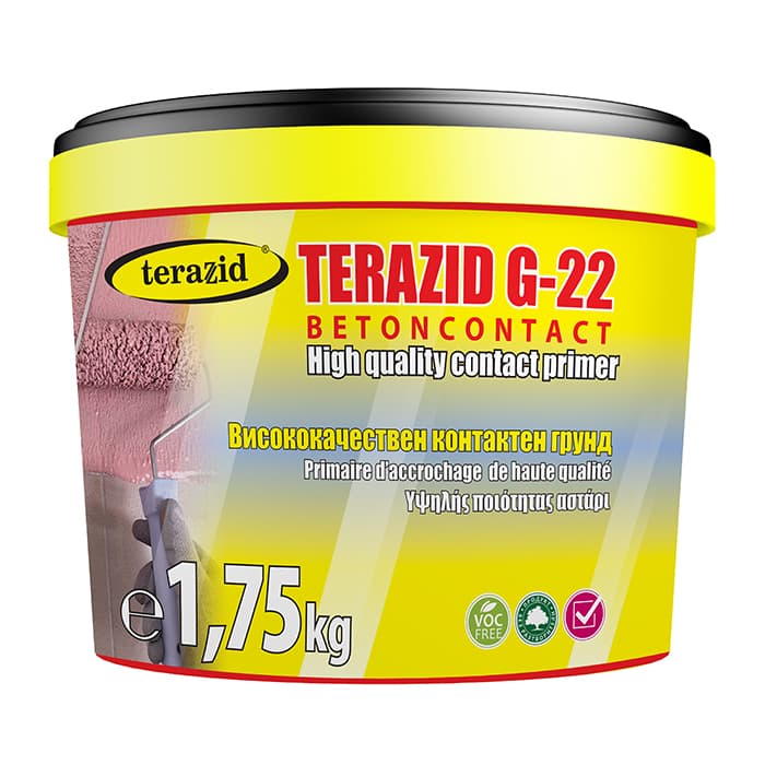 Контактен грунд Теразид Betoncontact G-22 1,75кг