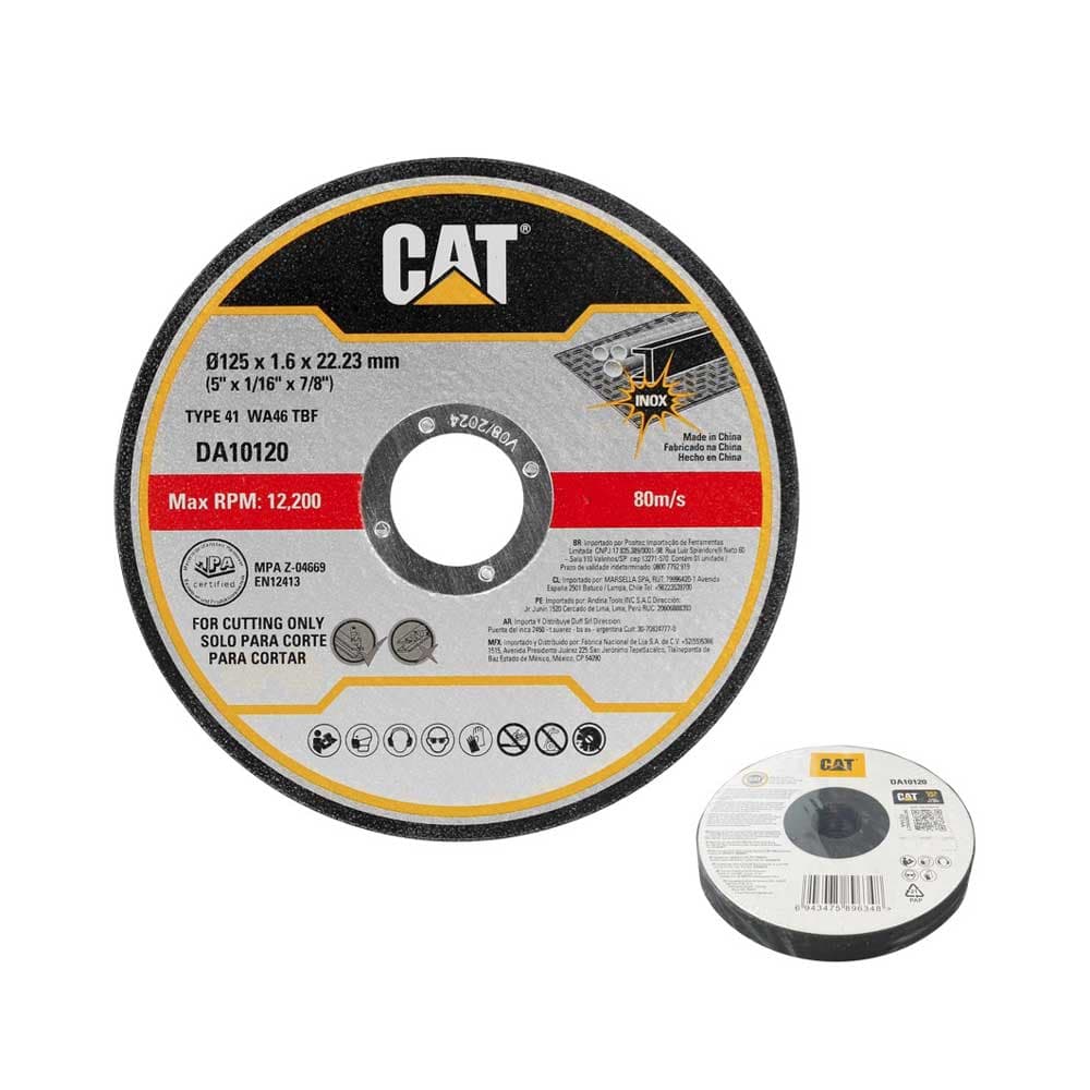 Диск за метал CAT DA10120-1 / 125х1.6х22.23мм 
