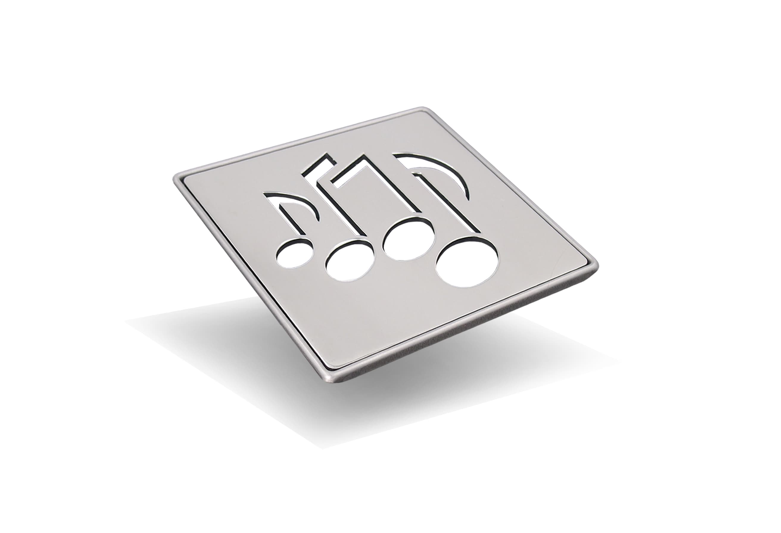 Капак за сифон Аквастейшън Melody Inox 100x100 мм