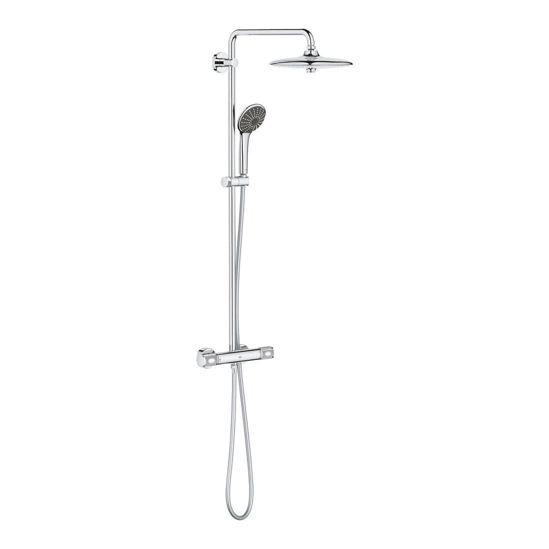 Душ система с термостат за стенен монтаж Grohe Vitalio Joy System 260