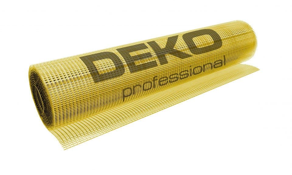 Стъклофибърна алкалоустойчива мрежа Deko Professional 145г / 50м2