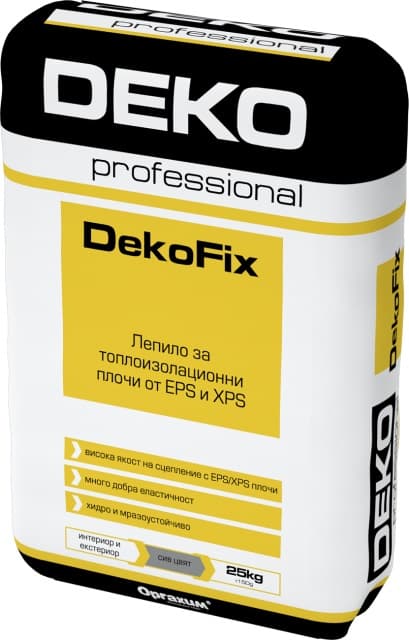 Лепилна смес за EPS/XPS Deko Professional DekoFix 25кг