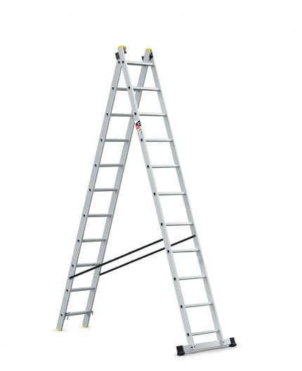 Алуминиева стълба Multisystem 2x11 стъпала