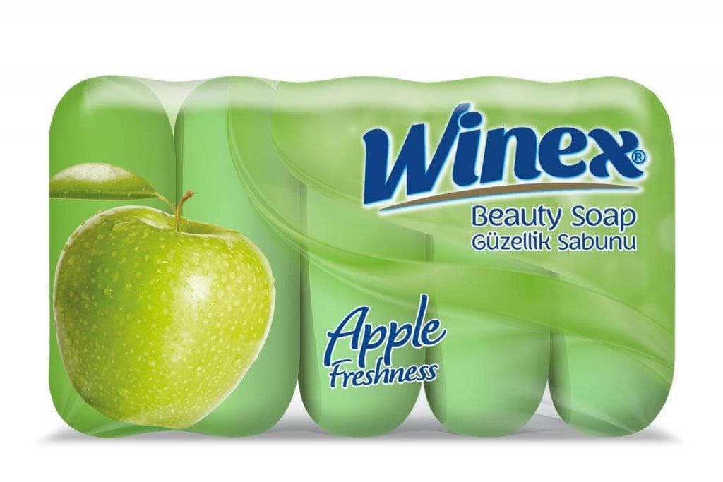 Сапун Winex Ябълка зелен 5х55г