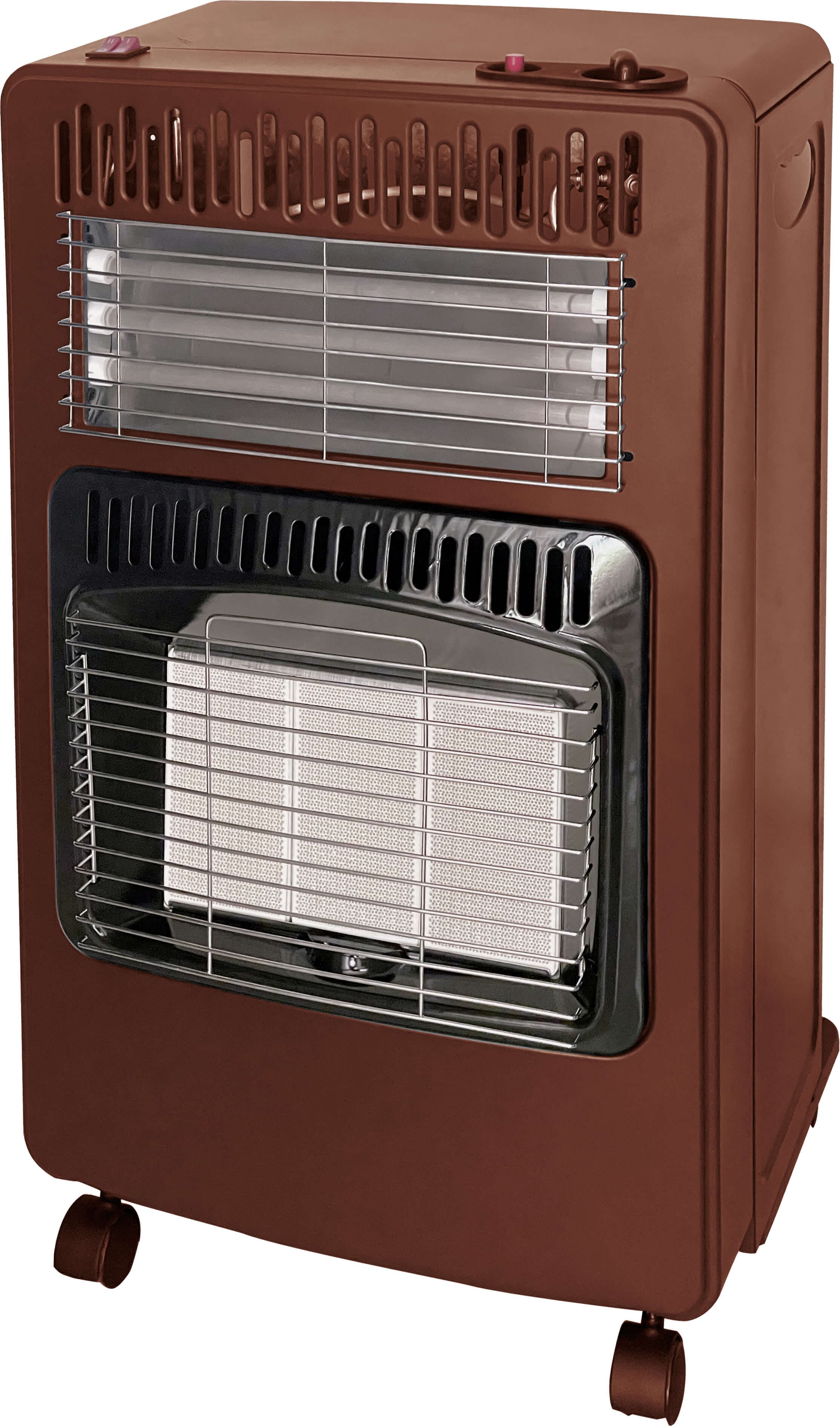 Пeчка за отопление газ + електричество Elite EGERH-1220 Кафява 4200 W
