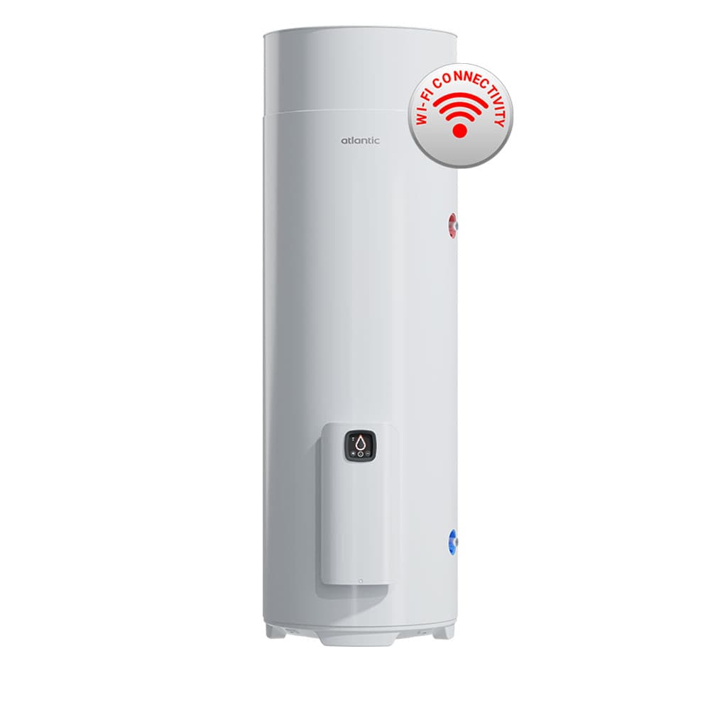 Термодинамичен бойлер Atlantic Egeo с анод Aci hybrid и Wi-Fi 200л / 1.8 kW