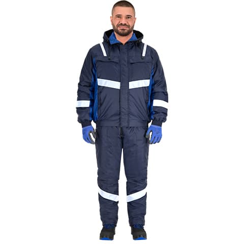 Зимен работен комплект яке и полугащеризон B-Wolf Atom 120501 / 2XL