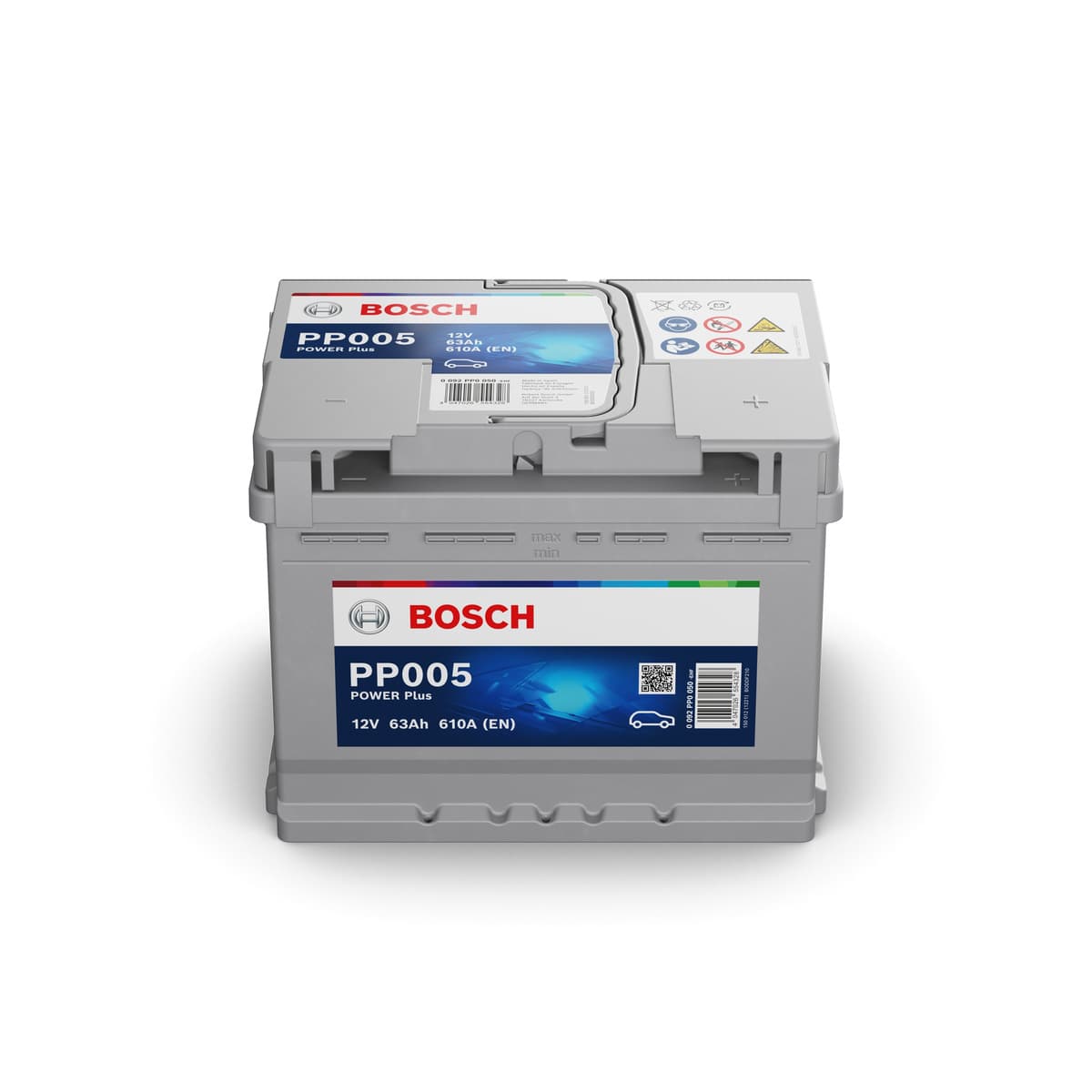 Стартерен акумулатор Bosch Power Plus 0092PP0050 63Ah 610A