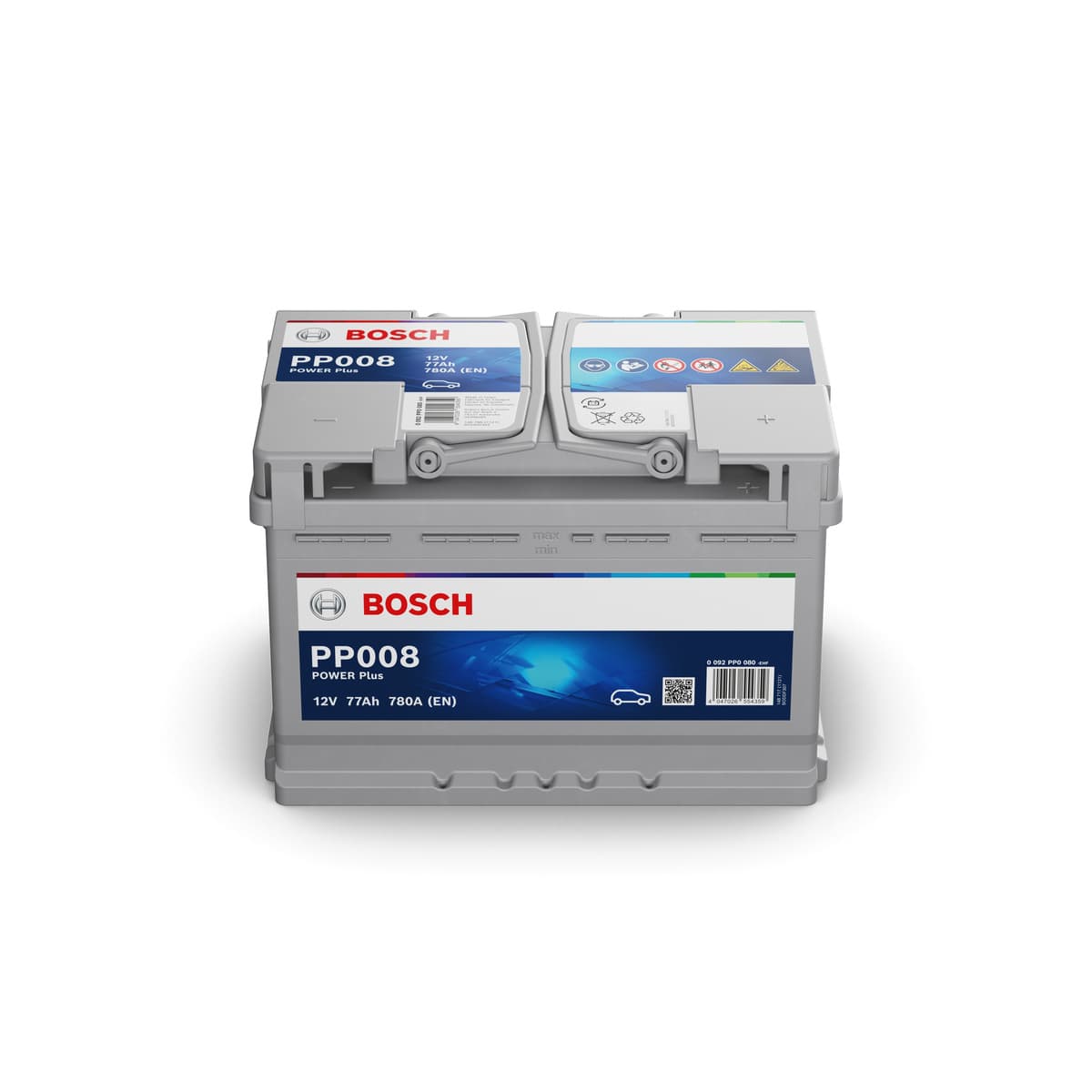 Стартерен акумулатор Bosch Power Plus 0092PP0080 77Ah 780A