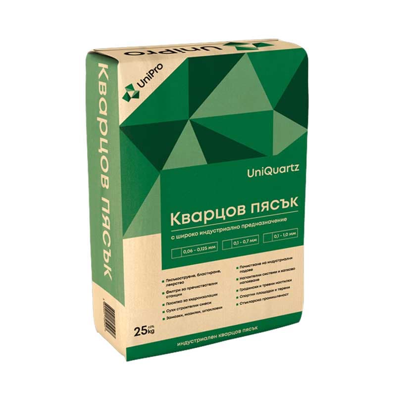 Кварцов пясък UniPro UniQuartz 25кг