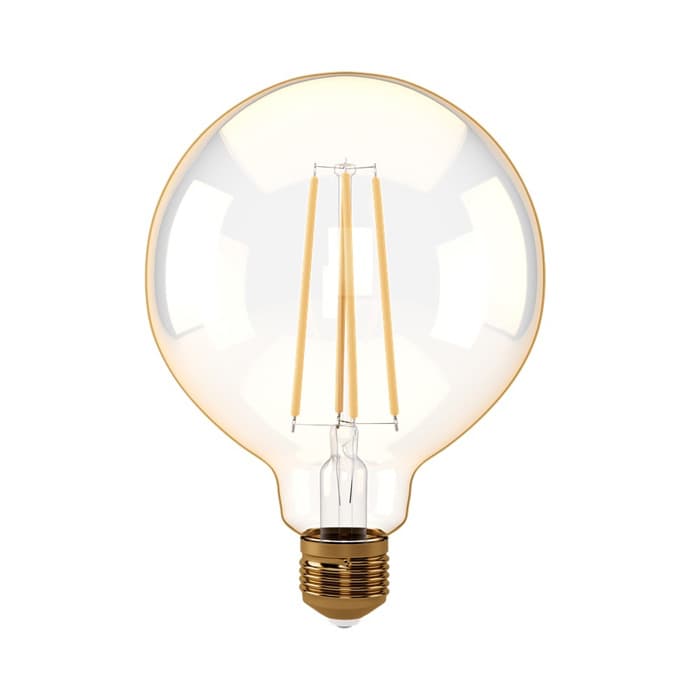 LED крушка Fil G95 Gold Panasonic E27 7W 2000K 