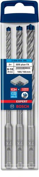 Комплект свредлa Bosch Expert SDS plus 7X ø6-10мм / 3 броя 