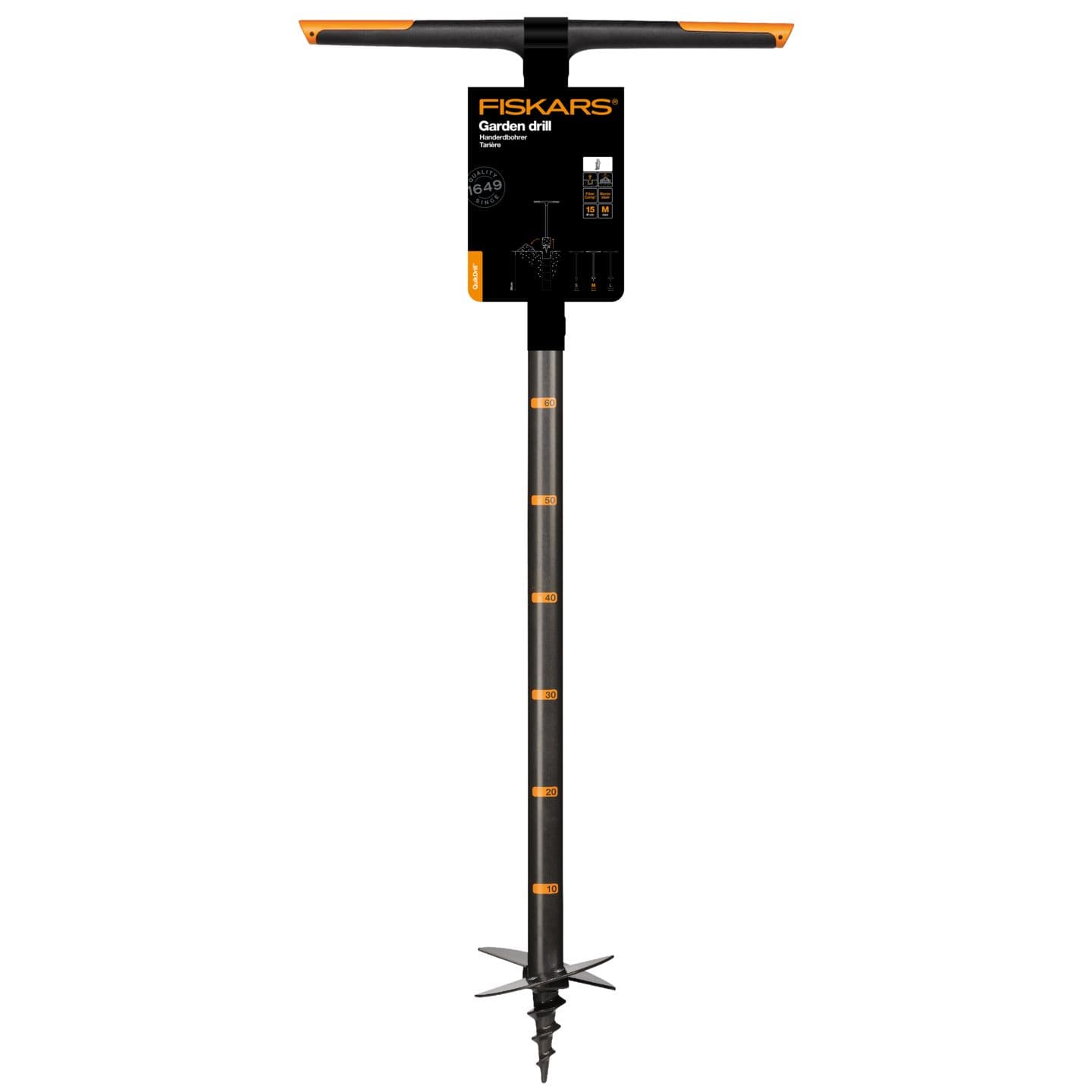 Ръчен инструмент за пробиване на дупки Fiskars QuikDrill M 150мм
