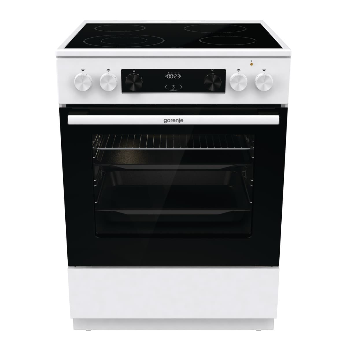 Готварска печка с керамичен плот Gorenje GECS6C70WC 71л / А
