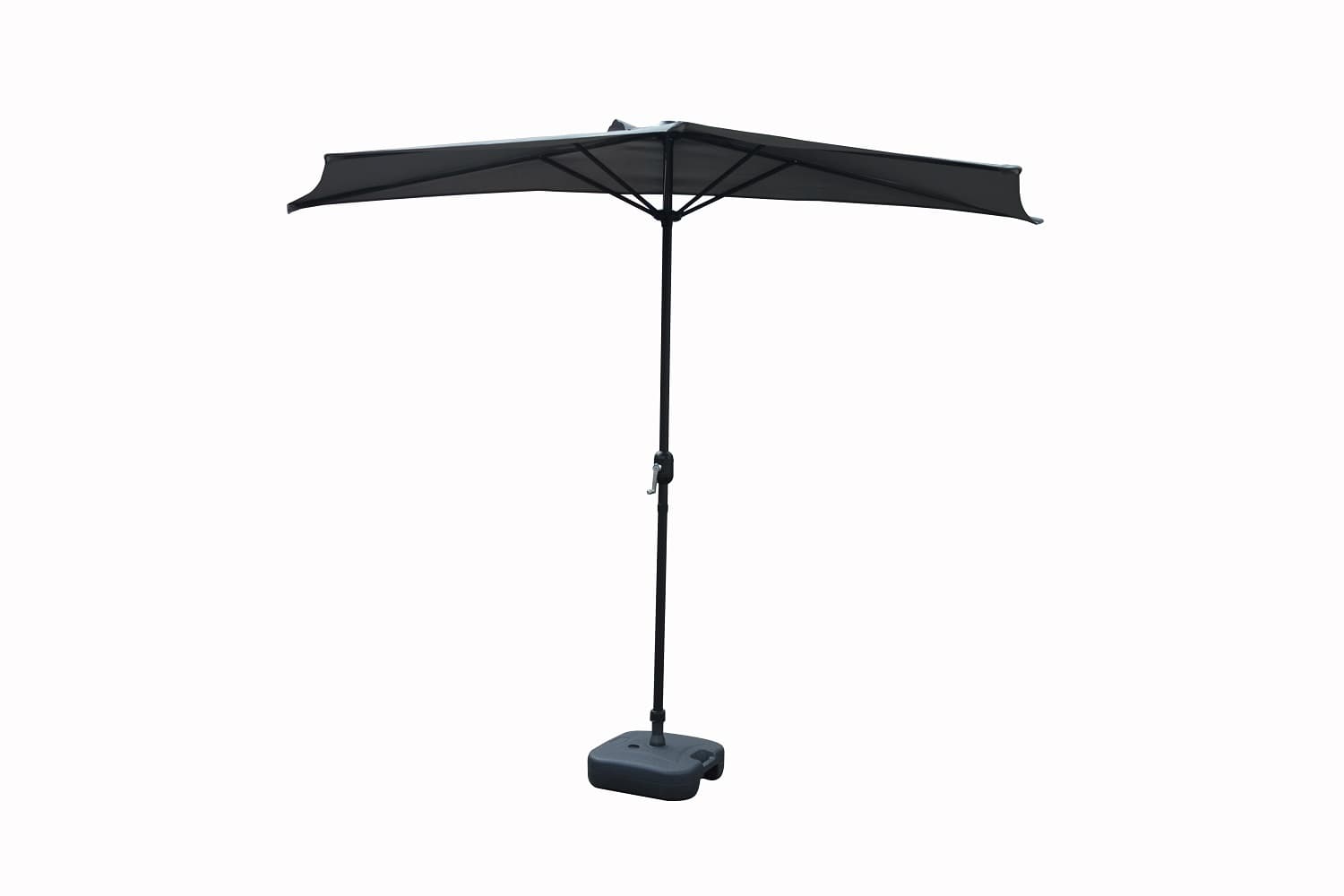 Чадър полукръг с манивела My Garden SLMB029 grey 300х150см сив