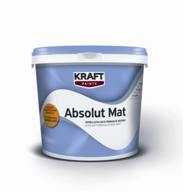 Професионален латекс Kraft Absolut Mat 4л бял 