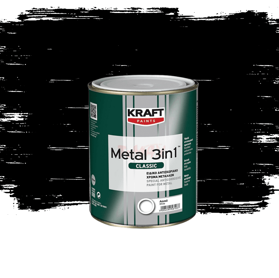 Емайллак 3 в 1 Kraft черен гланц 0.75л