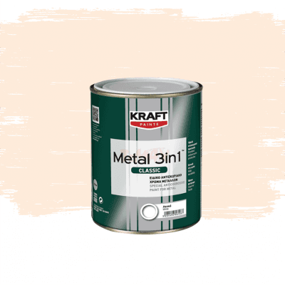 Емайллак 3 в 1 Kraft 310 крем гланц 0.75л