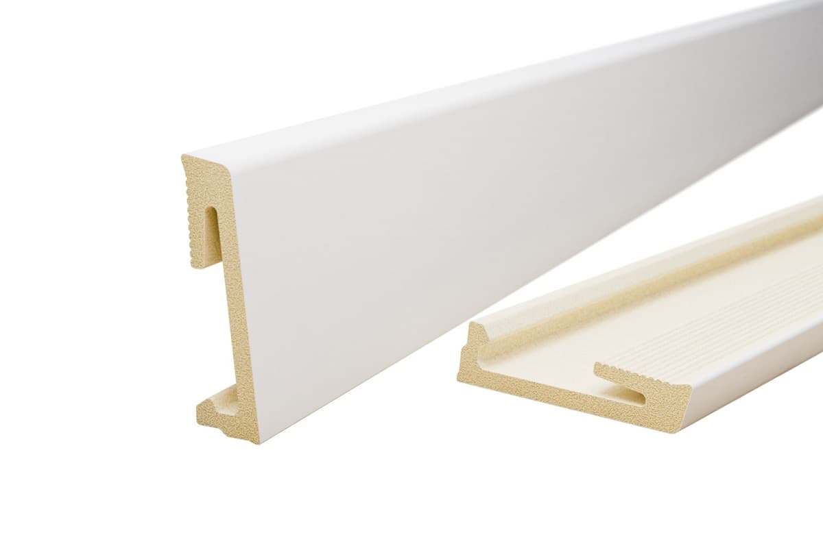 PVC перваз Salag Alpha 60 бял 2.5м