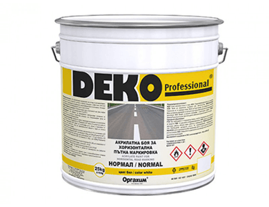 Боя за пътна маркировка Deko Professional 2013 бяла 25кг