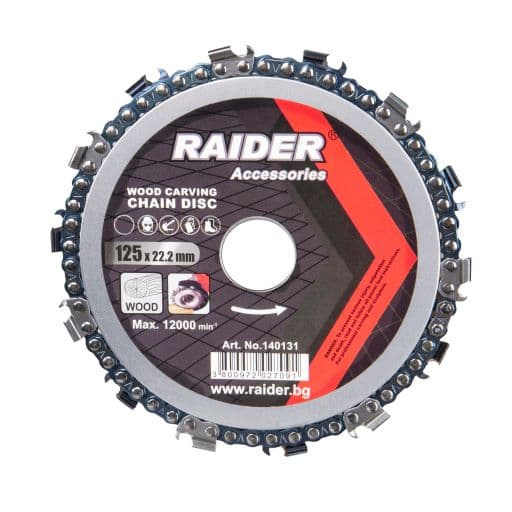 Диск с верига за дърво Raider 125x22.2мм