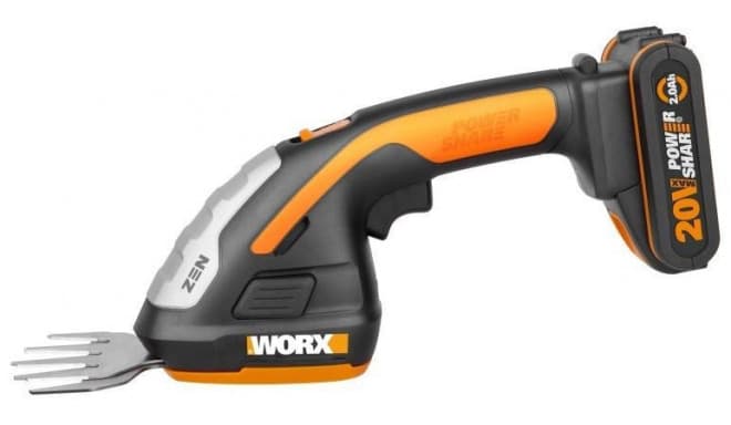 Акумулаторна ножица за трева и храсти Worx WG801E 2000mAh 20V 120мм / 200мм