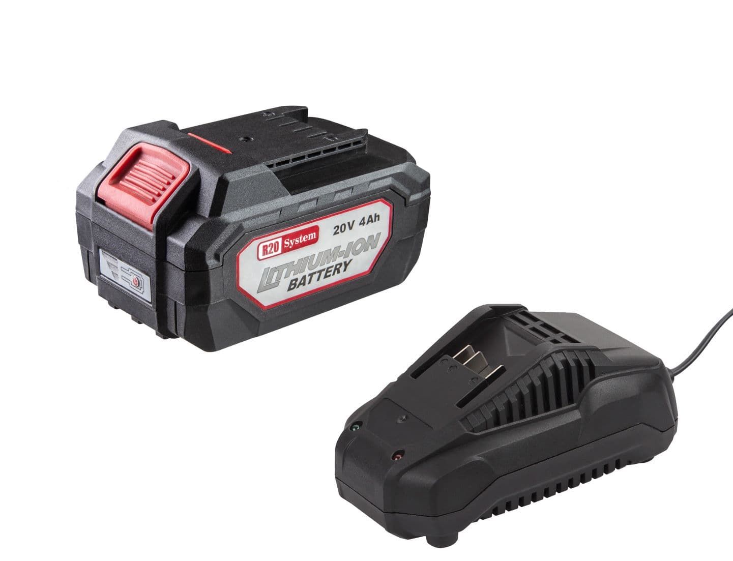 Комплект батерия 4Ah и зарядно за серията Raider RDP-R20 System 
