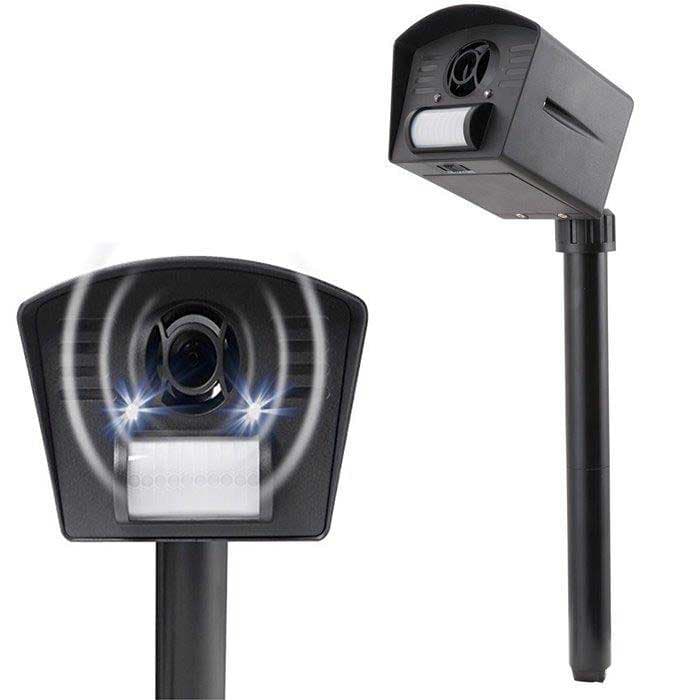Електронен ултразвуков уред против кучета и котки Gardigo Led 100 кв.м