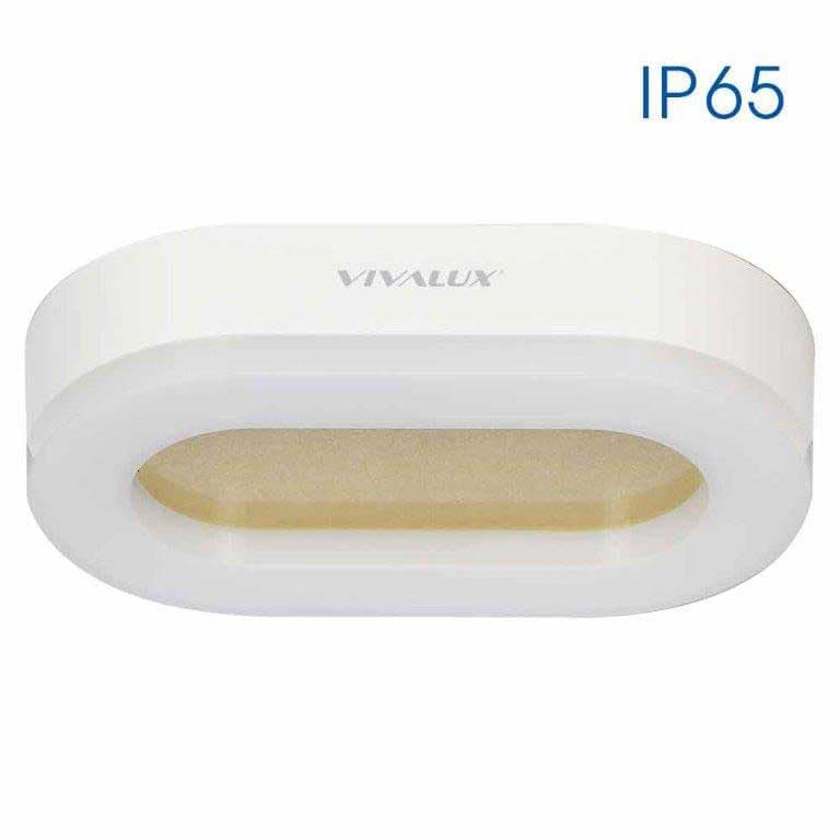 LED плафониера овал Vivalux Dolce/O 11W WH CL 4000K IP65 бяла