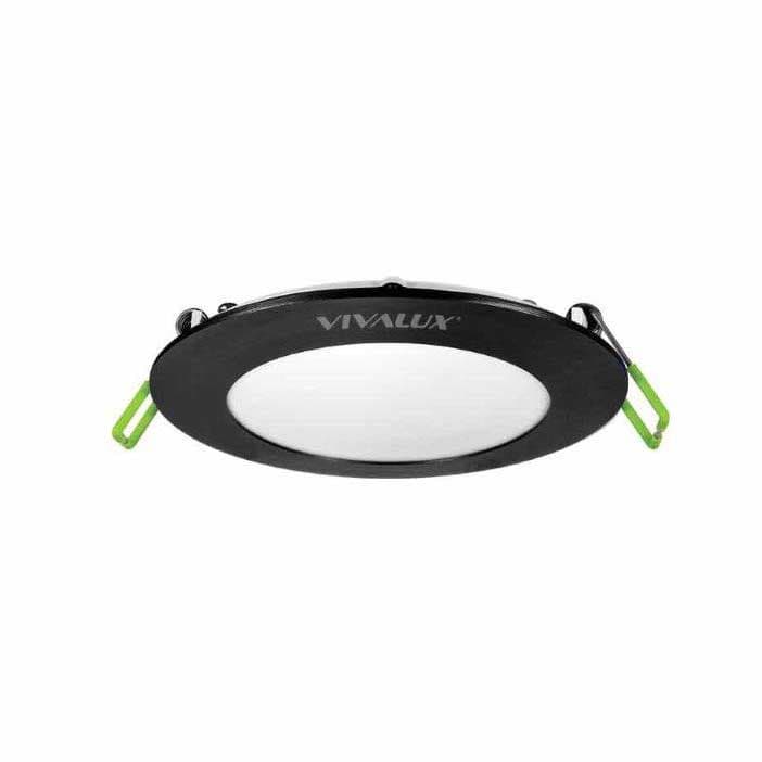 LED панел за вграждане кръг Este 6W BK/CL 4000K черен 