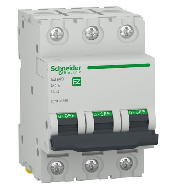 Прекъсвач Schneider Easy9 3P / 50A / крива С / 6kA