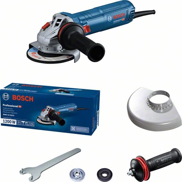 Ъглошлайф с регулиране на оборотите Bosch GWS 12-125 S 125мм 1200W