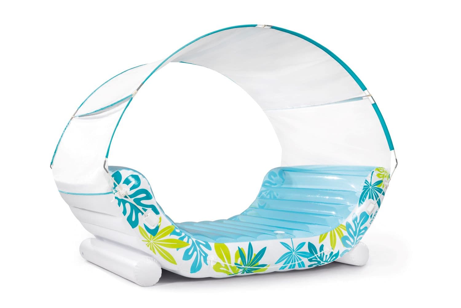 Луксозен надуваем дюшек със сенник Intex Tropical 56294EU 224х150х165см